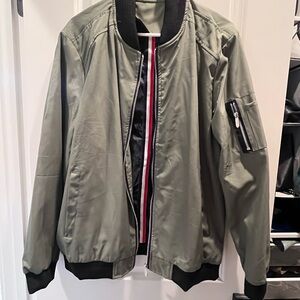 Olive Bomber Jacket